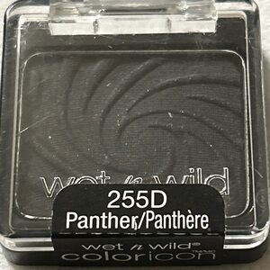 Wet N Wild Color Icon Eye Shadow Single 255D Panther .06 oz (black matte) sealed